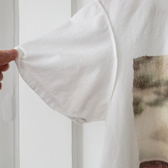 Taylor Swift RED Taylors Version Album Ringer Album Cotton Tee White Sz M - Picture 5 of 11